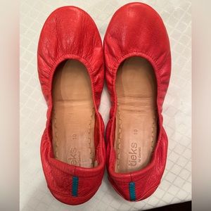 Tieks Poppy Italian Leather ballet flat size 10